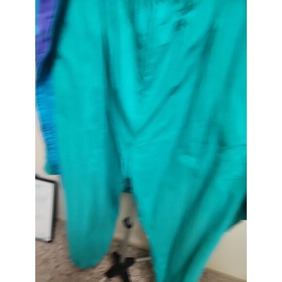 Vintage 80s Casual Isle Color Block Neon Track Suit Size XL Excellent Condition - Picture 6 of 13